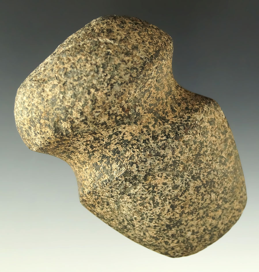 3 3/8" well defined Full Grooved Miniature Axe found in Ohio.