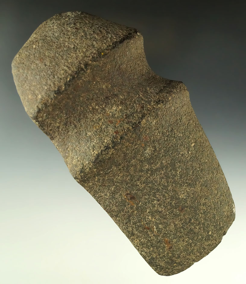 6" collector grade 3/4 grooved Raised Ridge Axe found in Miami County Ohio.