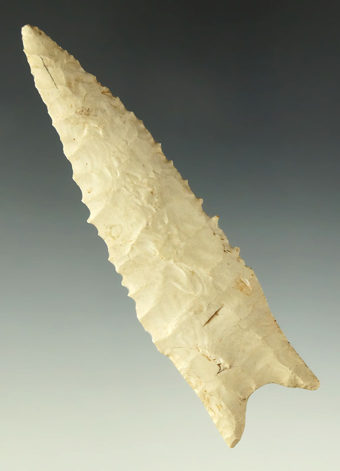 Exceptionally thin and well made! Incredible serrations on this 3 3/4" Dalton -, Missouri.