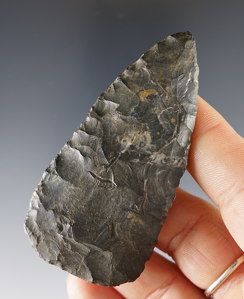 2 7/8" Cache Blade from Coshocton Flint. From the Medina County Cache!