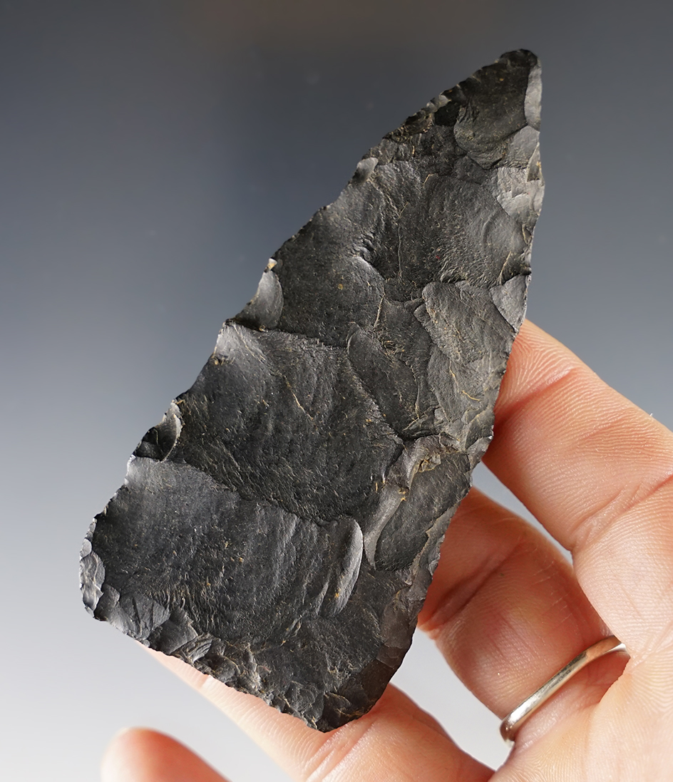 3 5/16" Cache Blade from Coshocton Flint. From the Medina County Cache!