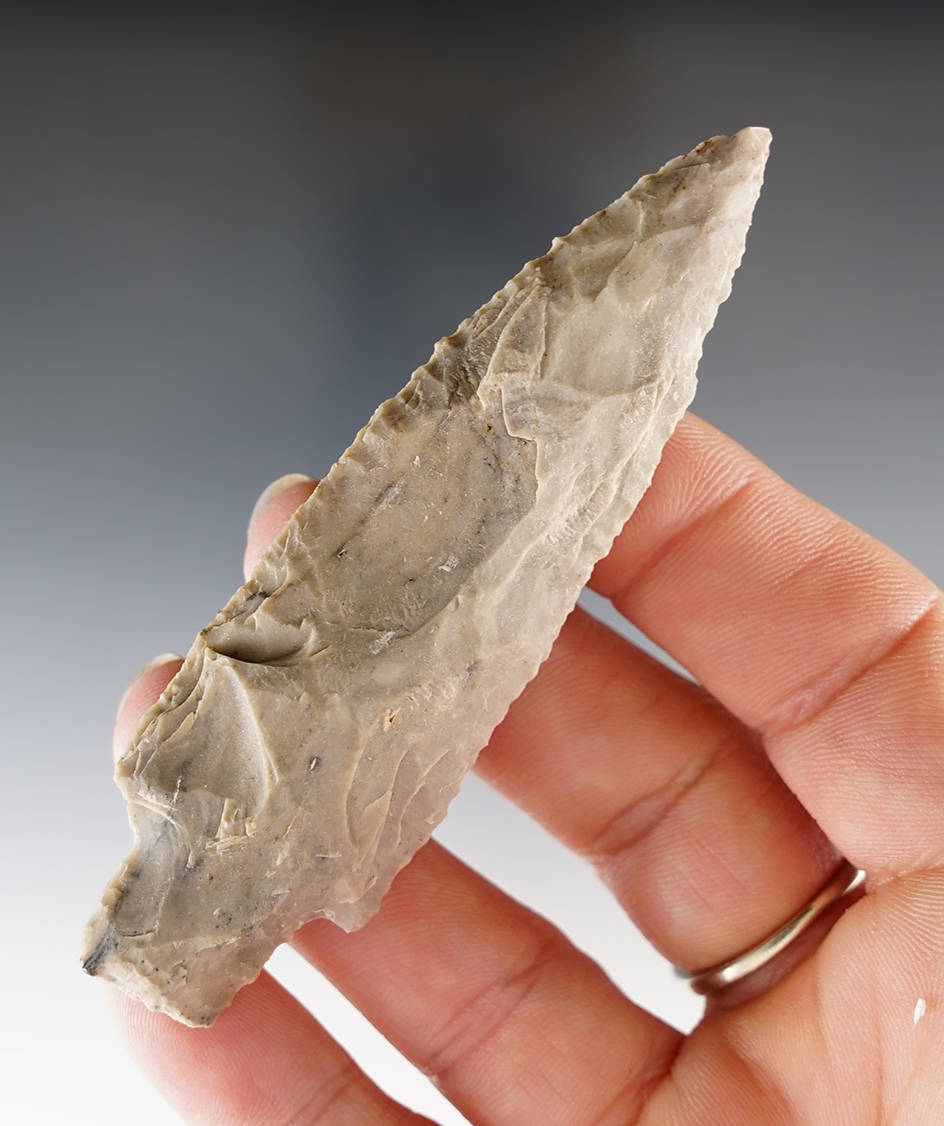 3 7/16" Darl found in Travis Co., Texas. Well patinated and comes with a Rogers COA.