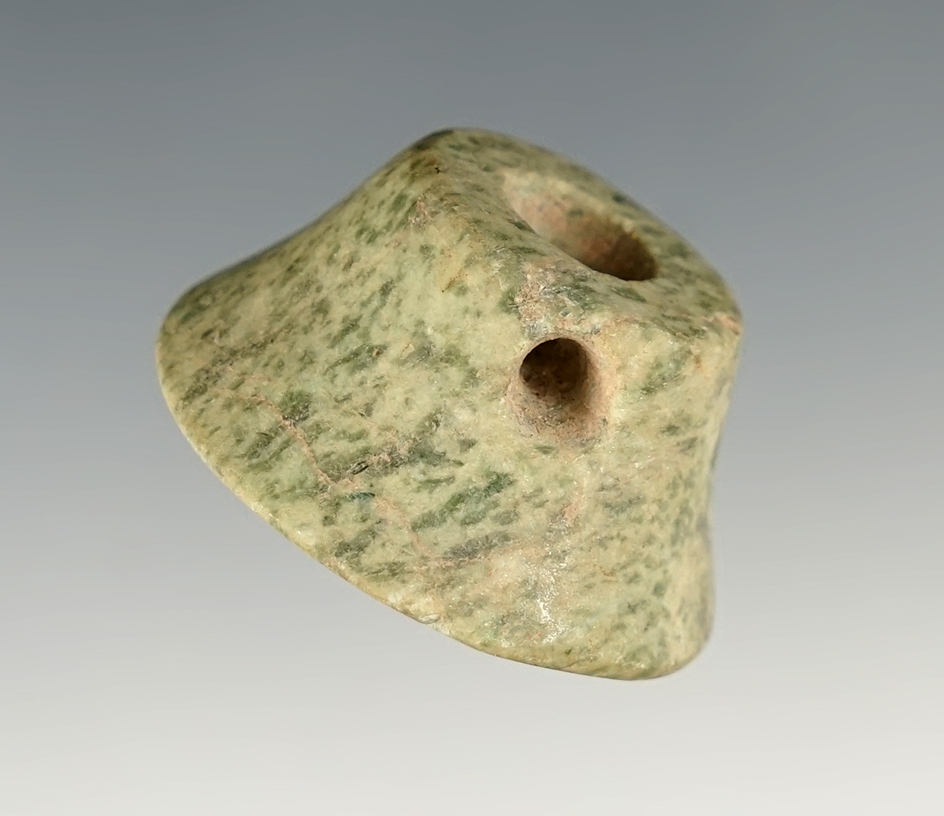 1 1/2" Exotic Hardstone Ear Spool found in Mesoamerica.