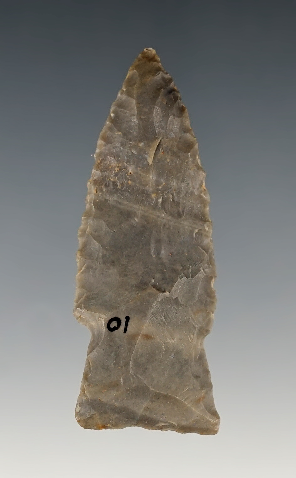 2 5/16" Lowe Point made from Hornstone, found in Kentucky.