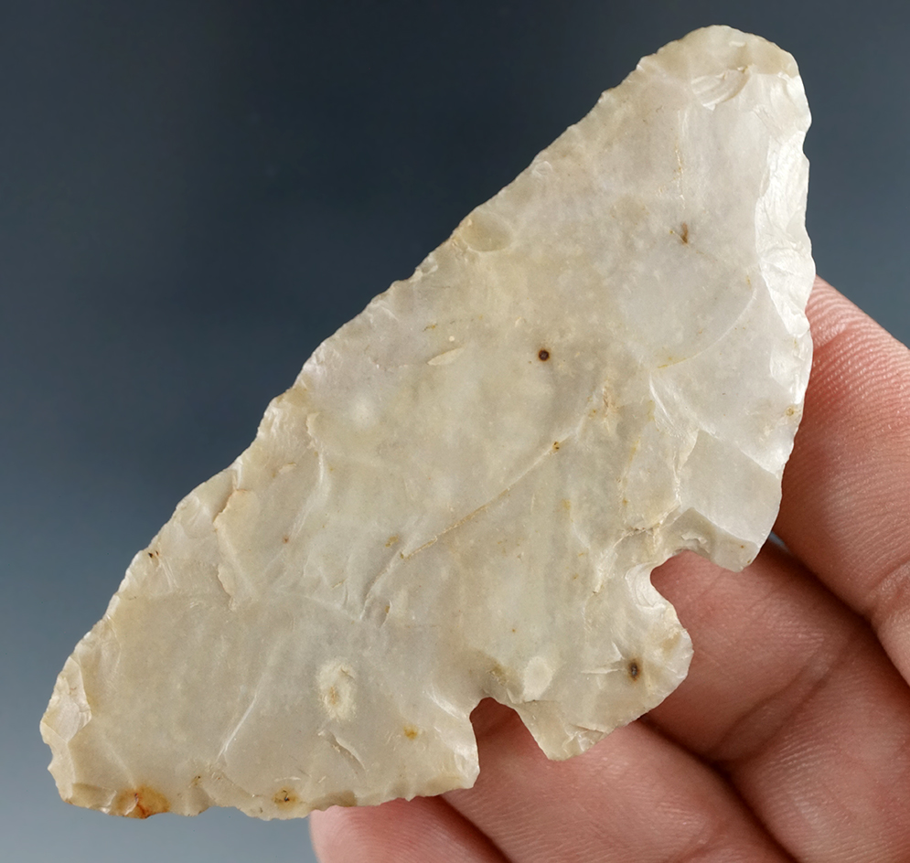 Rare Style! 3 1/16" Mid-back Tang Knife found in Central Texas. Comes with a Rogers COA.