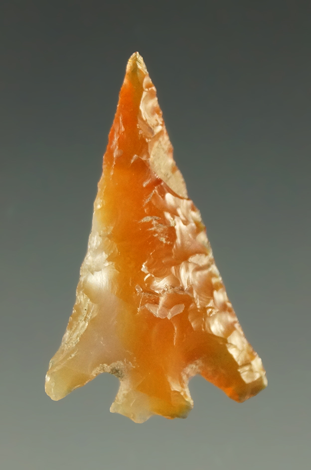 1" Columbia Plateau made from nicely translucent gold and white agate - Columbia River.