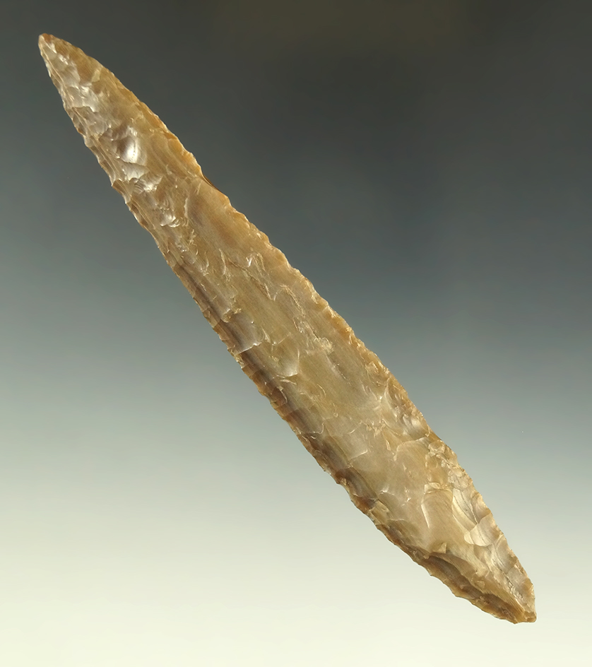 Nice! 5 3/16" Petrified Wood Knife found near Yeager Island, Benton Cty Washington. Ex. Wiley