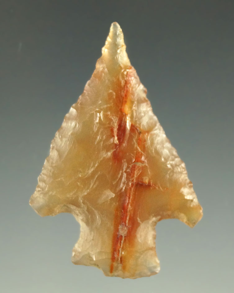 1 7/16" highly translucent agate Merrybell found near the Columbia River, Washington.