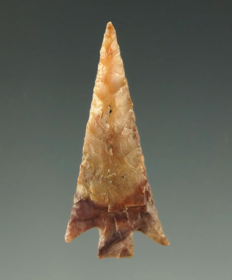 1 1/4" Columbia Plateau that is nicely flaked from quality material found near the Columbia River.