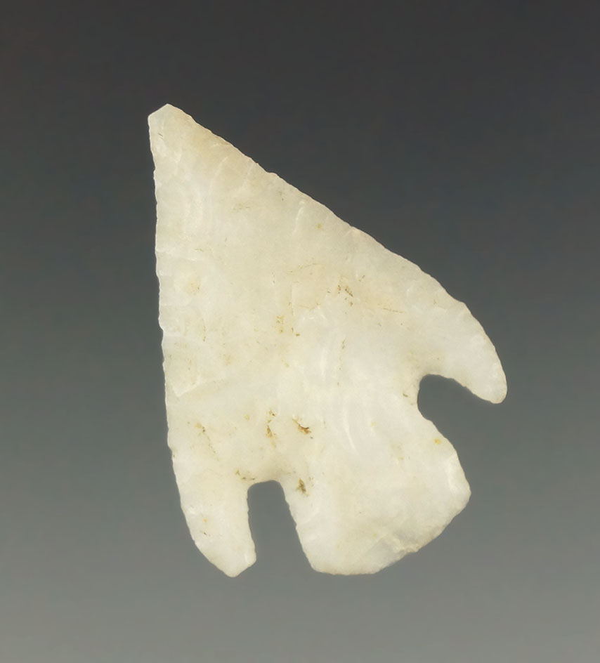 1 3/16" Shumla point found in Texas. Ex. Museum.