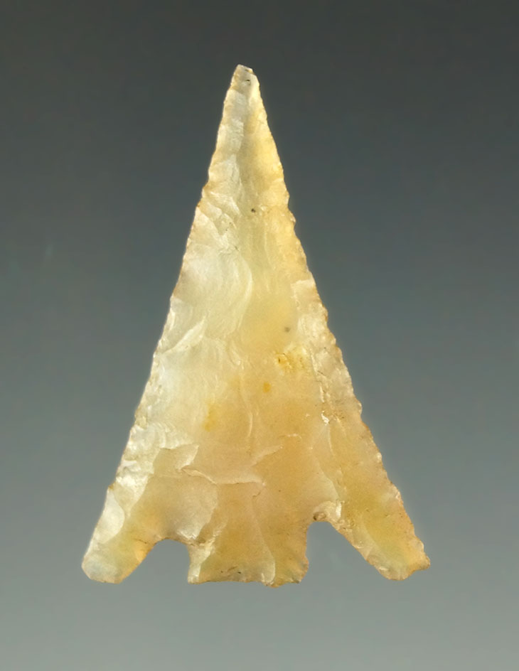 1 1/8" Columbia Plateau made from semi translucent agate found in Washington.