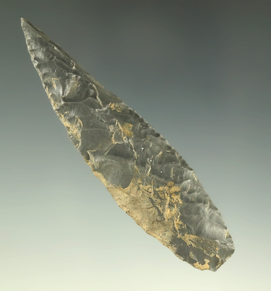 2 15/16" Cascade found in Oregon that was part of the Paulina Cache. Ex. Dewey Dietz.