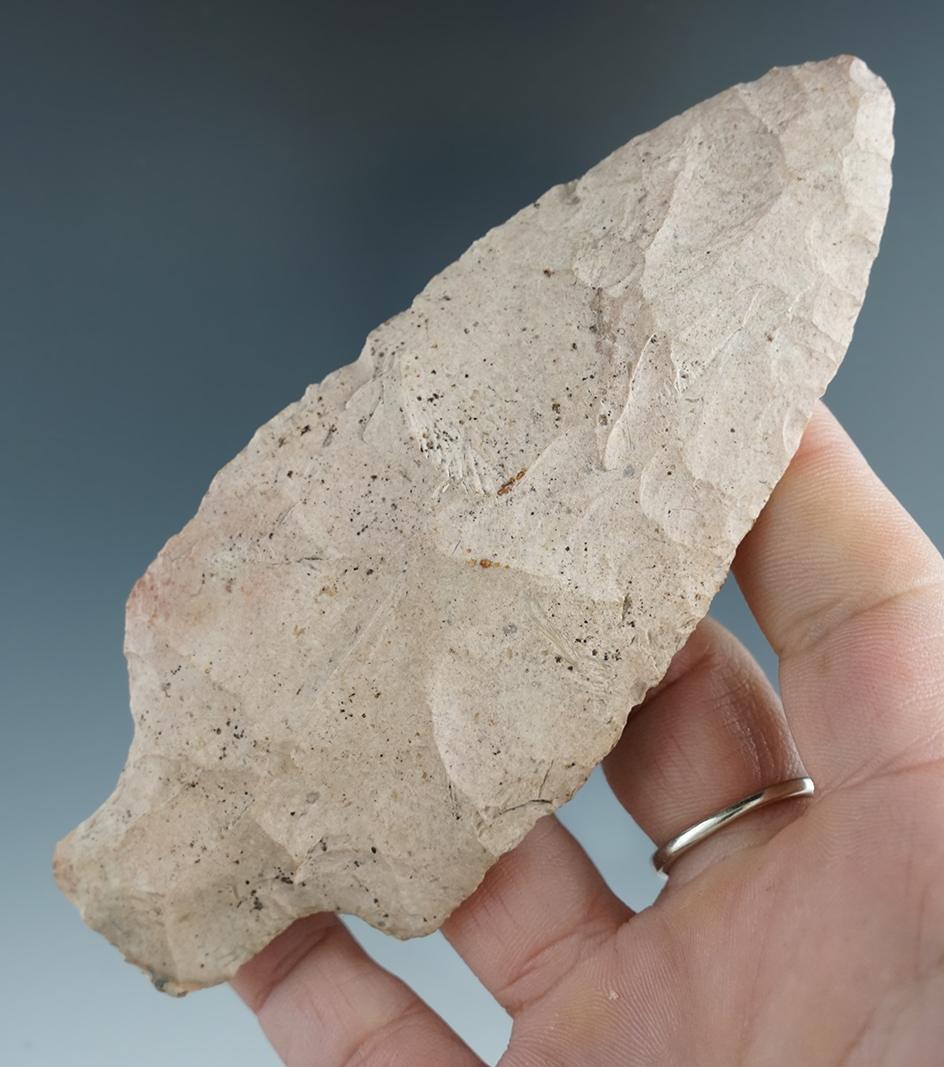 4 3/4" Stemmed Knife found in Jay Co., Indiana.