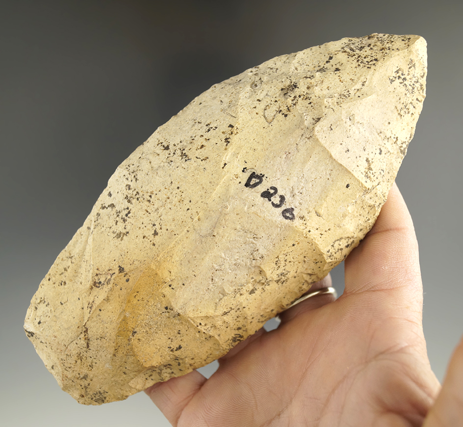 5 7/8" large and heavy Knife found in Indiana.