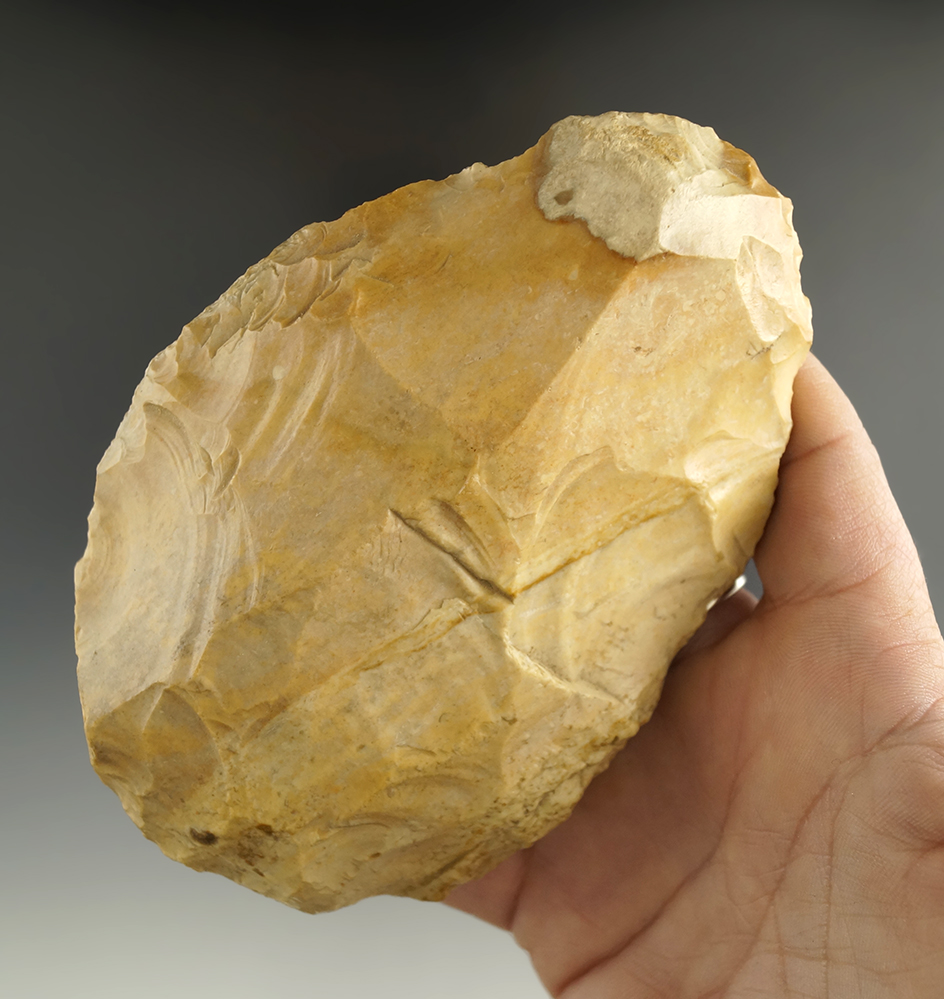 Beautiful material on this 4 3/4" cache Blade found in Indiana.