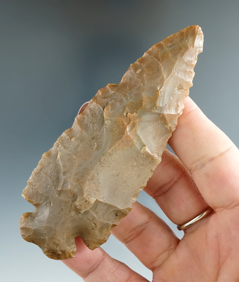 3 15/16" Dovetail made from Carter Cave Flint found in Madison Co., Kentucky in 1950.