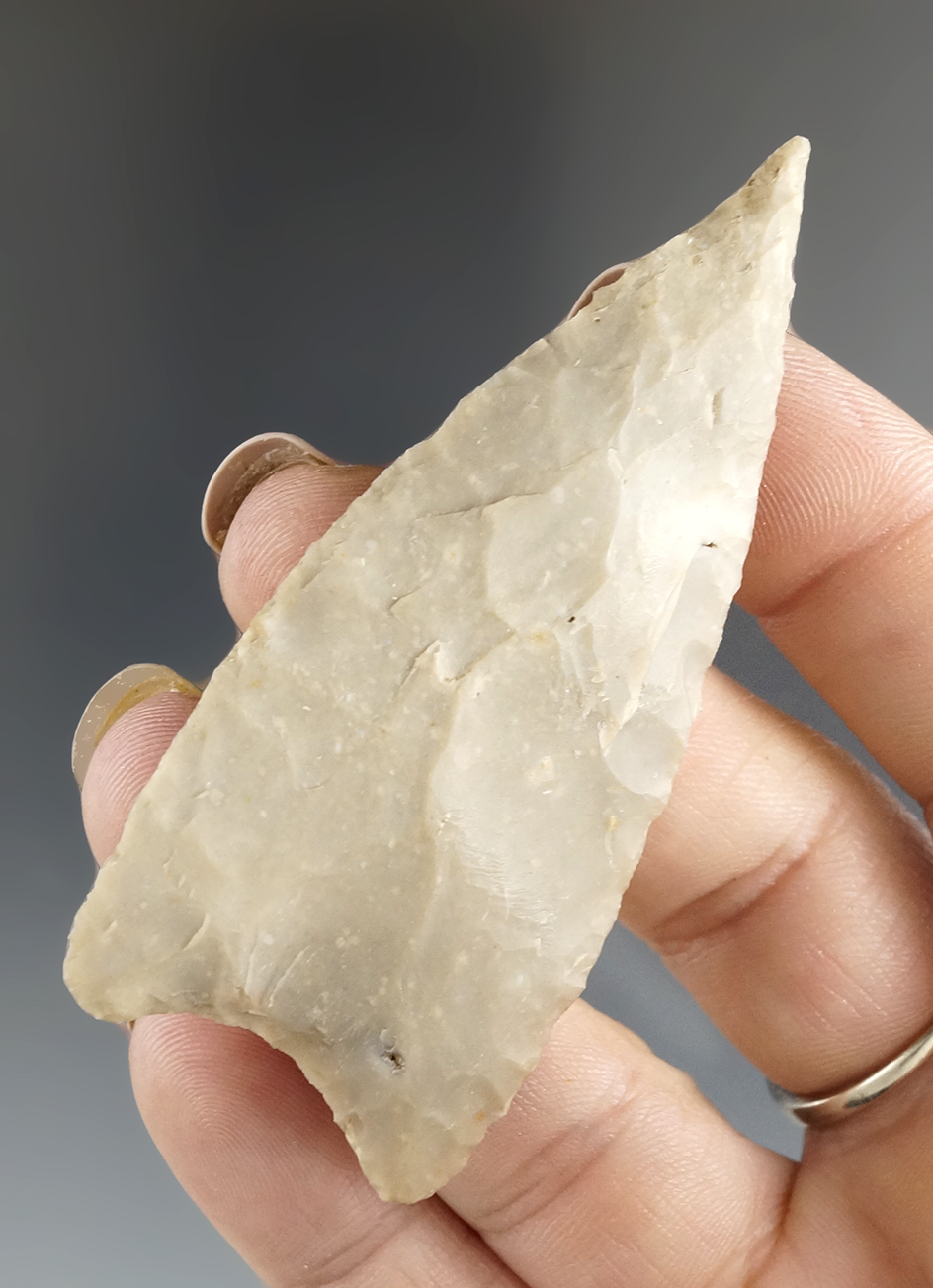 2 3/4" Kinney Knife with excellent flaking and style found in Kerr Co., Texas.