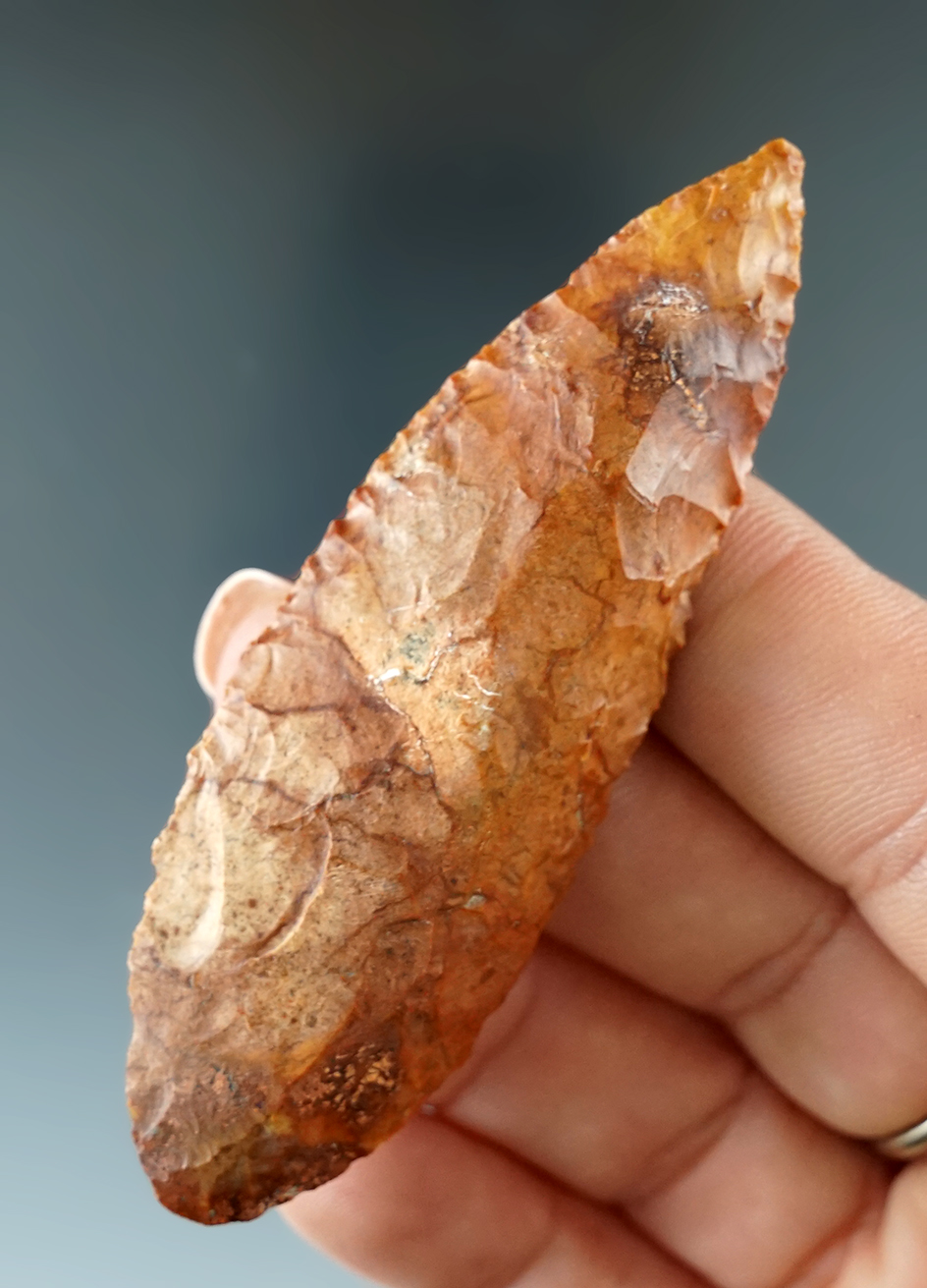 3 1/16" Cascade made from beautiful material found by Norma Berg of Ellensburg Washington