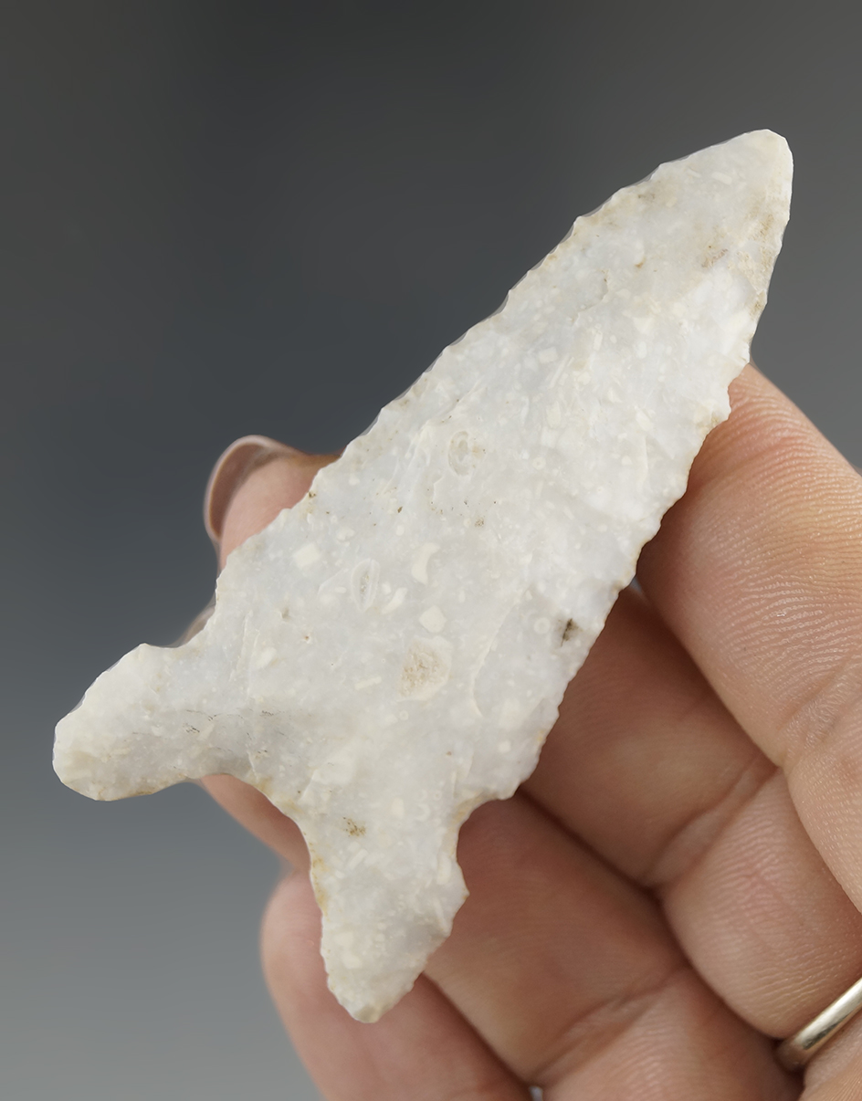 2 5/8" Graham Cave found in Illinois.
