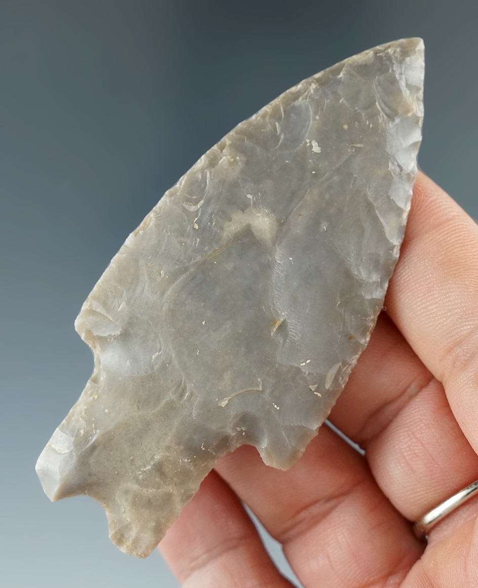 3 3/16" Pedernales point from attractive material found in Texas.