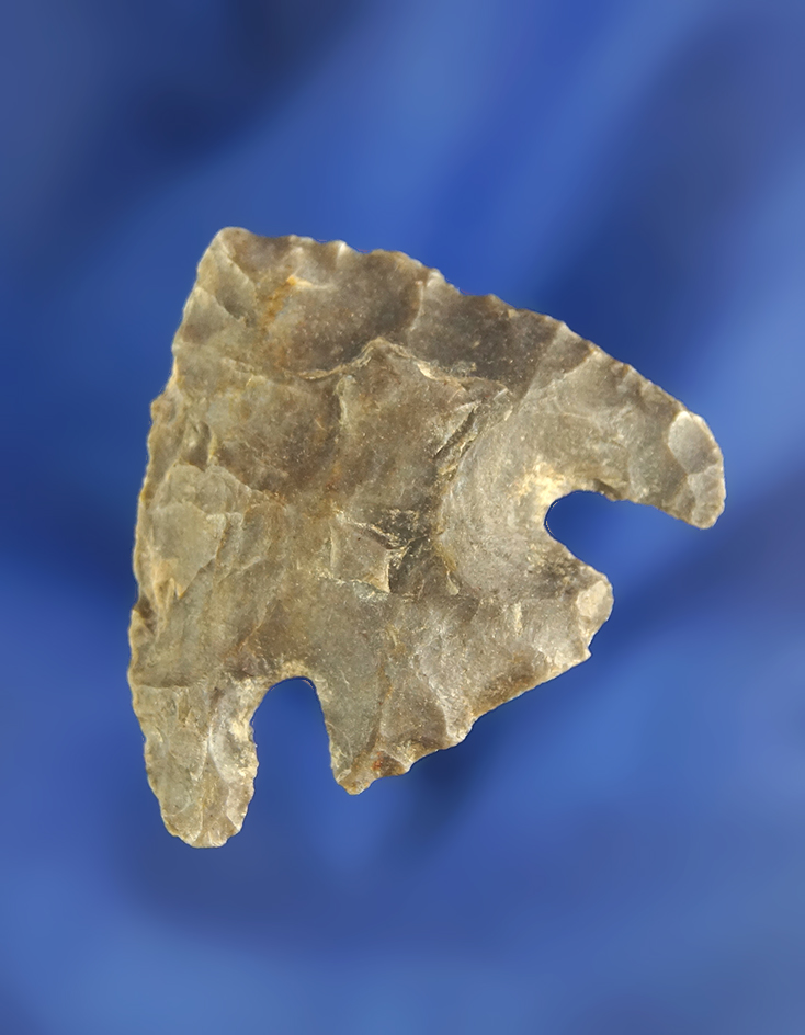 1 3/8" Calf Creek point found in the Midwest.