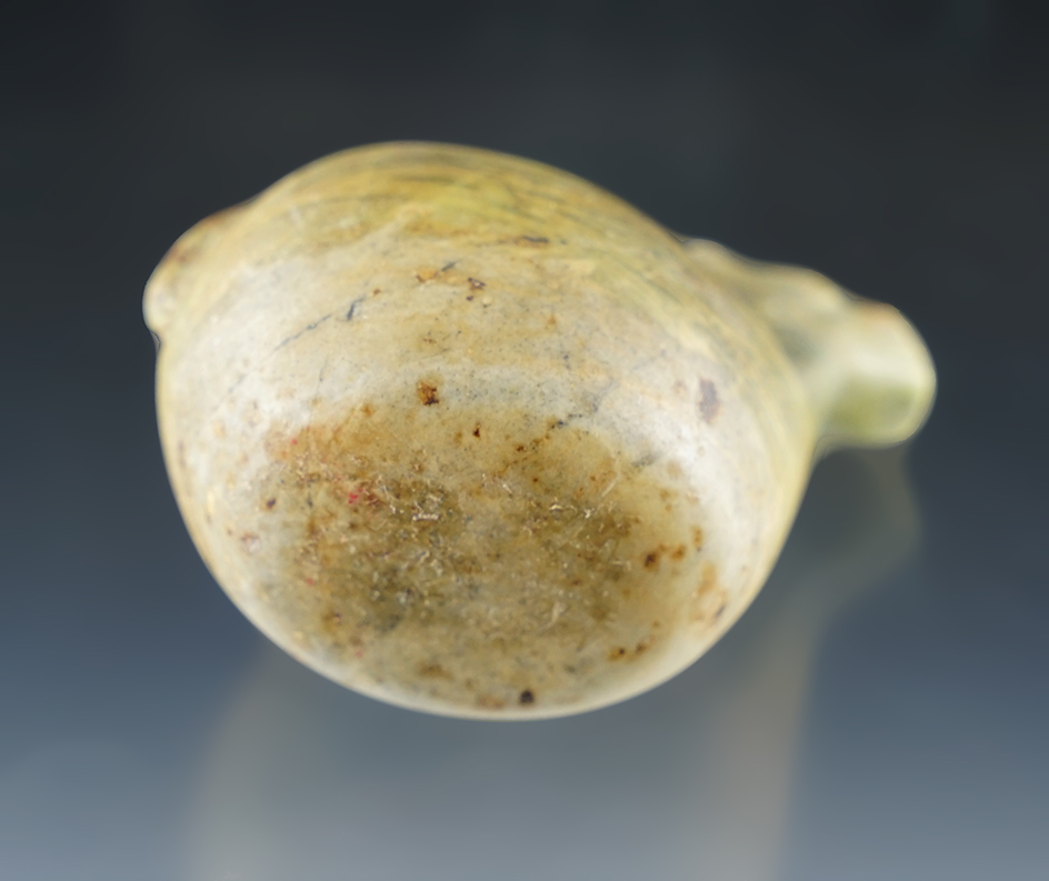 3 3/8" Llama Canopa with original offering still intact. Found in Peru.