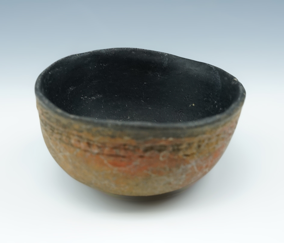 Miniature 3" wide ancient Southwestern Pottery Vessel. Found in New Mexico.