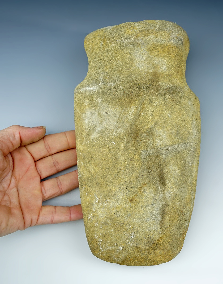 Large 8" long Full Groove Axe in nice condition.