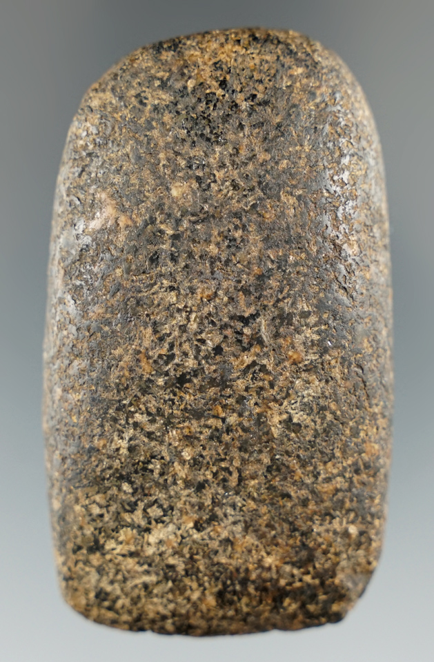 Nicely made 2 5/8" miniature Celt found in 1905 in Union  Co., Ohio. Very nicely patinated.