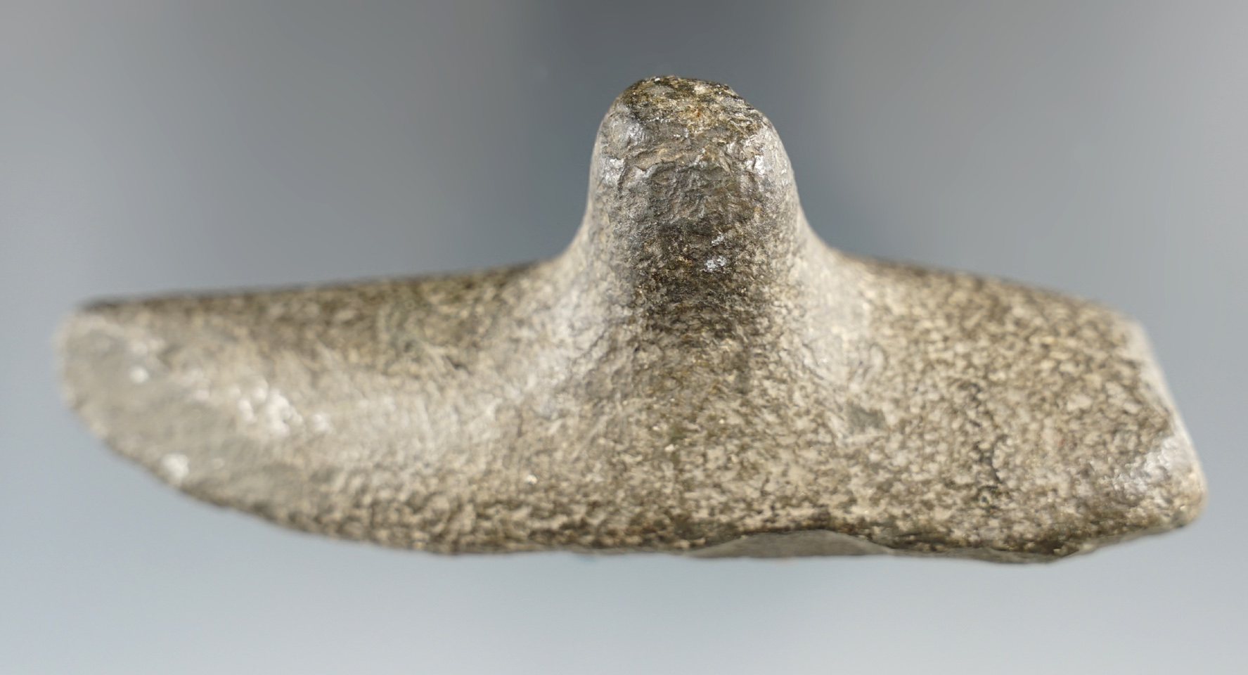 4 3/8" unique Spineback preform. Great study piece. ex. Bill Tiel, found in Lucas Co, Ohio.