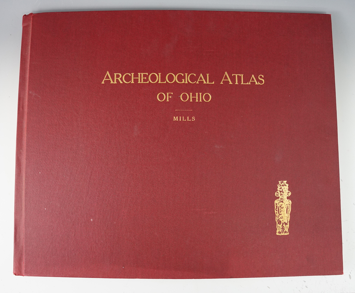 Archaeological Atlas of Ohio by William C. Mills, published in 1914. Only 500 printed.