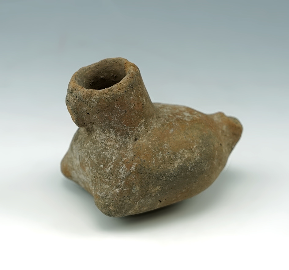 2 1/8" Uniquly styled Effigy Pottery Item found in New Mexico.