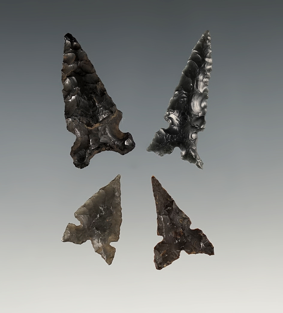 Set of 4 Nice Desert Sierras found in Eastern Oregon. The largest is 1 3/8".