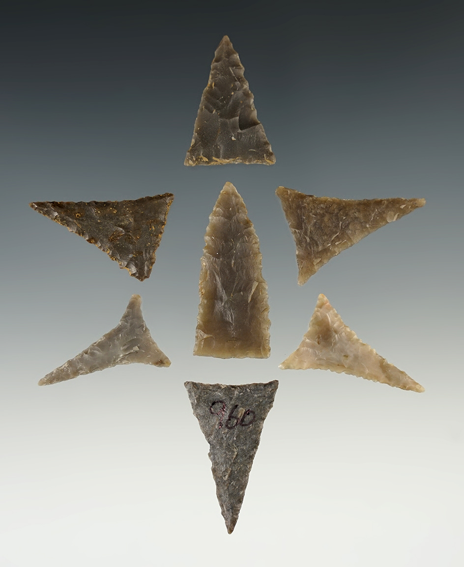Set of 7 exceptional Triangle points found in the Kentucky/Tennessee area.