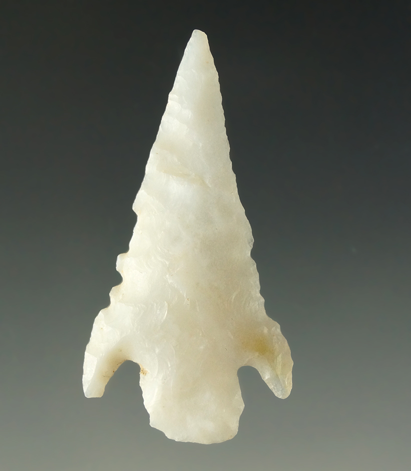 Ex. Museum! 1 11/16" Shumla point found in West Texas. Ex. Charles Shewey collection.