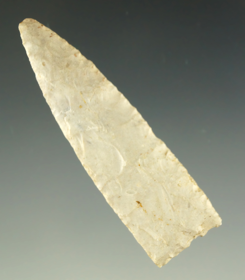 2" Madison Triangle point - Madison County Kentucky that is very well flaked nicely patinated.