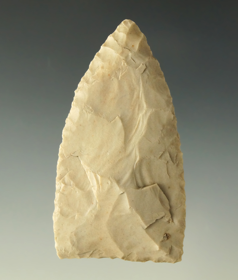 Ex. Museum! 2 3/4" Kinney Knife- well flaked- Texas. Ex. Wallace Culpepper, James Farrell.