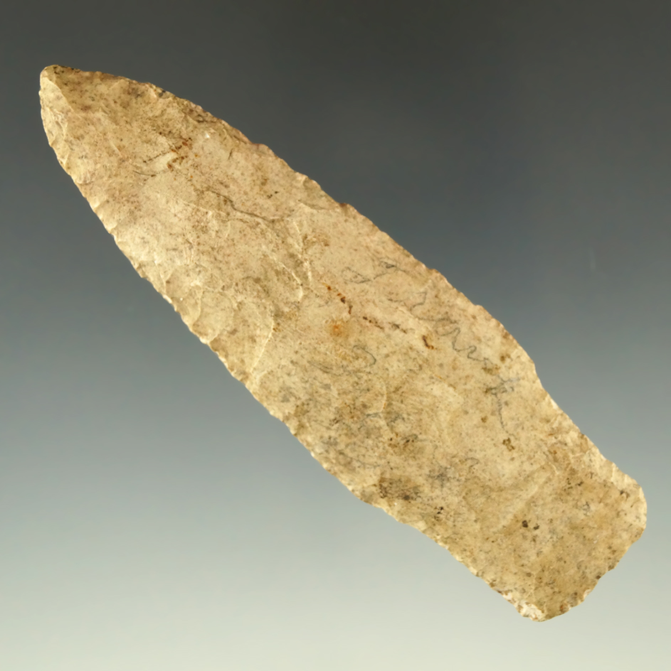 4" Rochester stemmed knife found in Stoddard County Missouri in 1982.  Rogers COA.