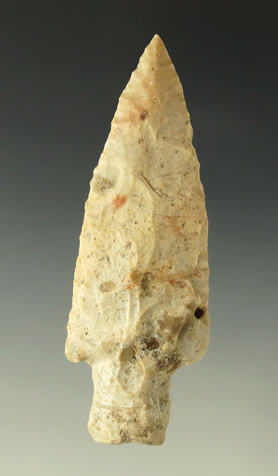 3 5/16" Little Bear Creek found in the southern U. S. Comes with a Stermer COA.