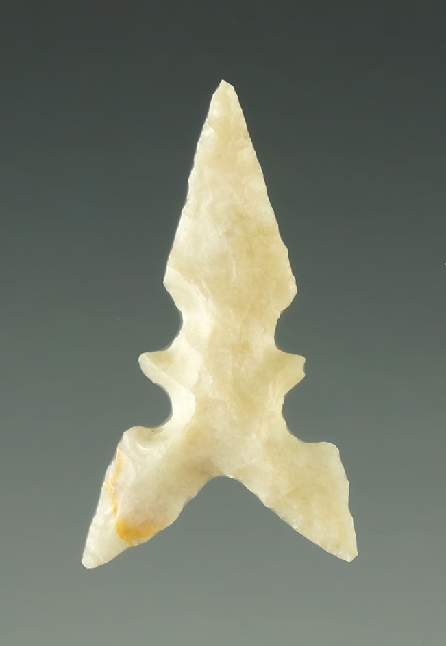 Ex. Museum! 15/16" nicely styled Toyah found in Texas. Ex. Charles Shewey collection.