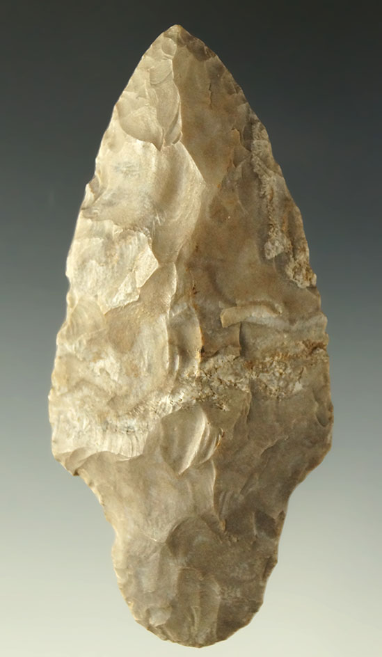 3 1/4" Adena found in Nicholas County Kentucky. Nicely styled artifact.