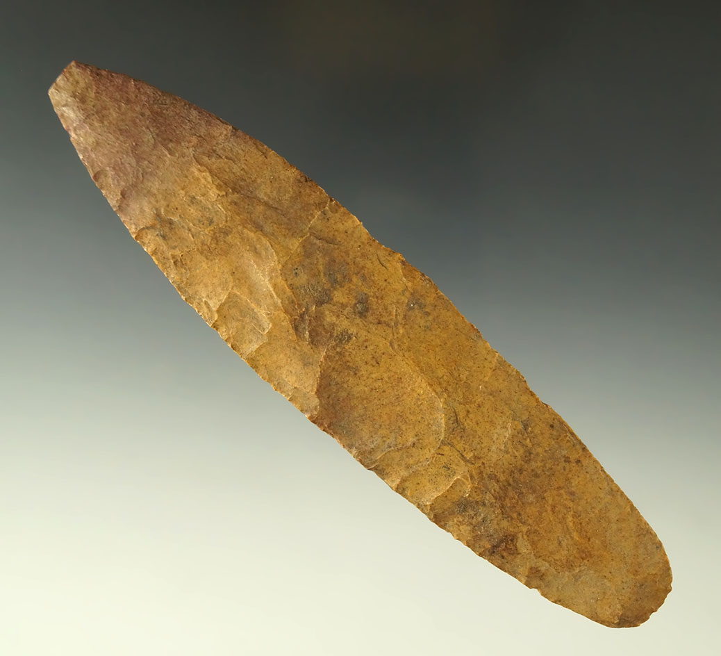 Large 6 5/16" heavily patinated Sedalia Knife found in Miller County Missouri.