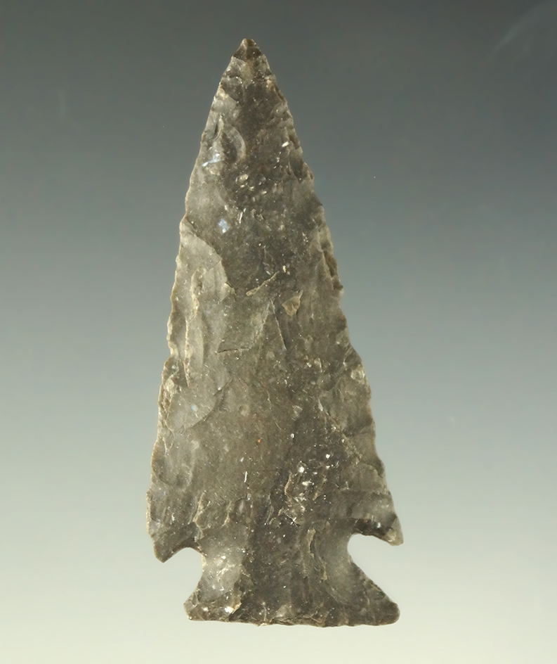 Ex. Museum! 2 3/16" Ensor point that is very nicely flaked found in Texas. Ex. Wallace Culpepper.