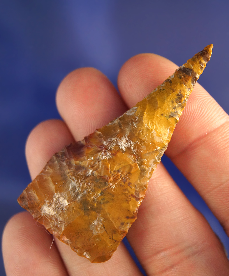 2 1/4" Plateau Pentagonal Knife - beautiful multicolored Jasper.  Wishram area of the Columbia River