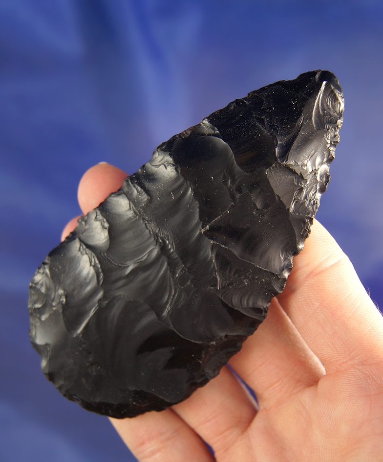 3 15/16" Obsidian Blade found in Oregon.