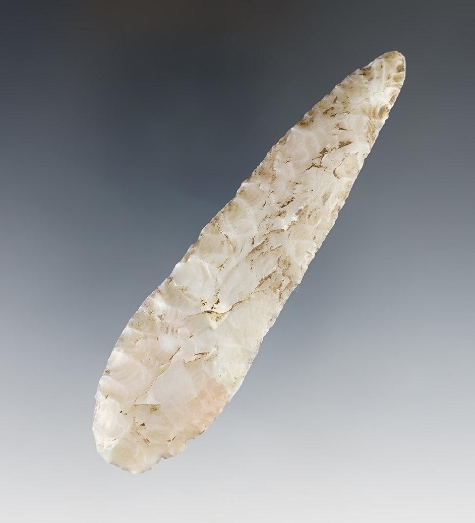 3 3/4" Wahmuza found in the Northern Great Basin region. One side has been altered. COA.