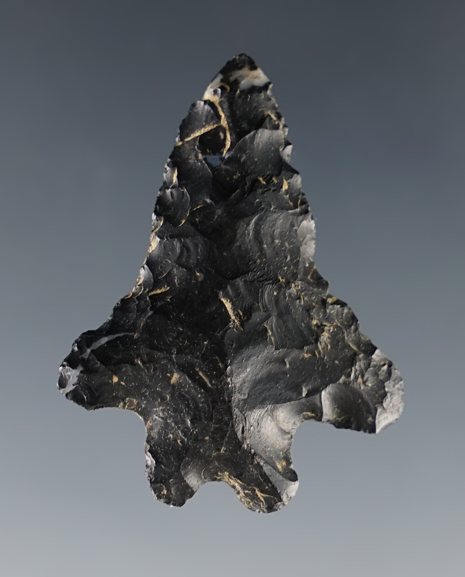 1 7/16" Bifurcated Base point found in Marion Co., Ohio. 