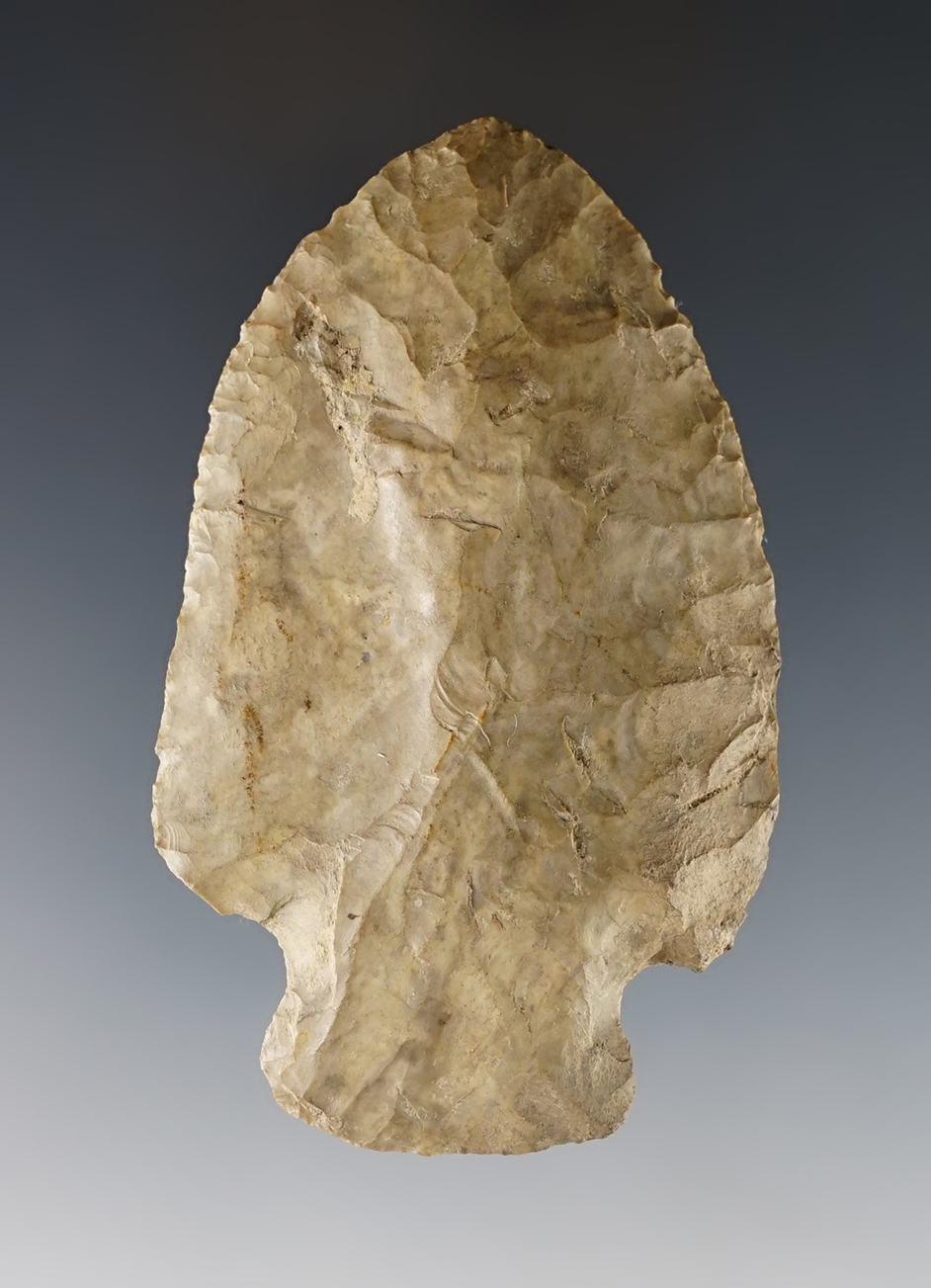 Uniquely styled 3" Stemmed Knife found in Summit Co., Ohio. 