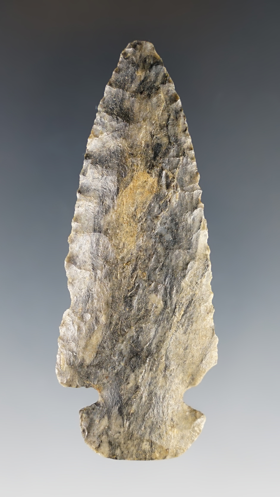 3 3/16" Ohio Dovetail made from an exotic grade of Coshocton Flint.