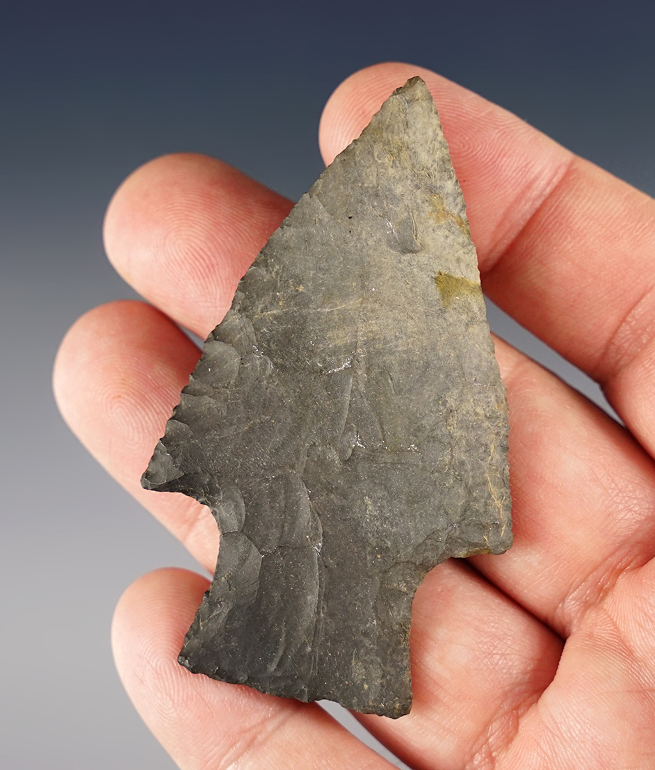 2 13/16" Ohio Hopewell that is well patinated. Ex. Kenny McNeal collection.